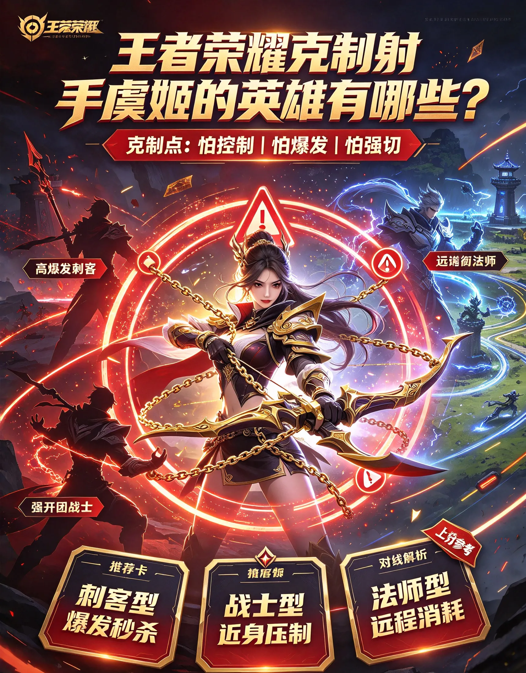 王者荣耀:克制虞姬的英雄有哪些?这几位让她二技能形同虚设(图1) 王者荣耀:克制虞姬的英雄有哪些?这几位让她二技能形同虚设(图1)