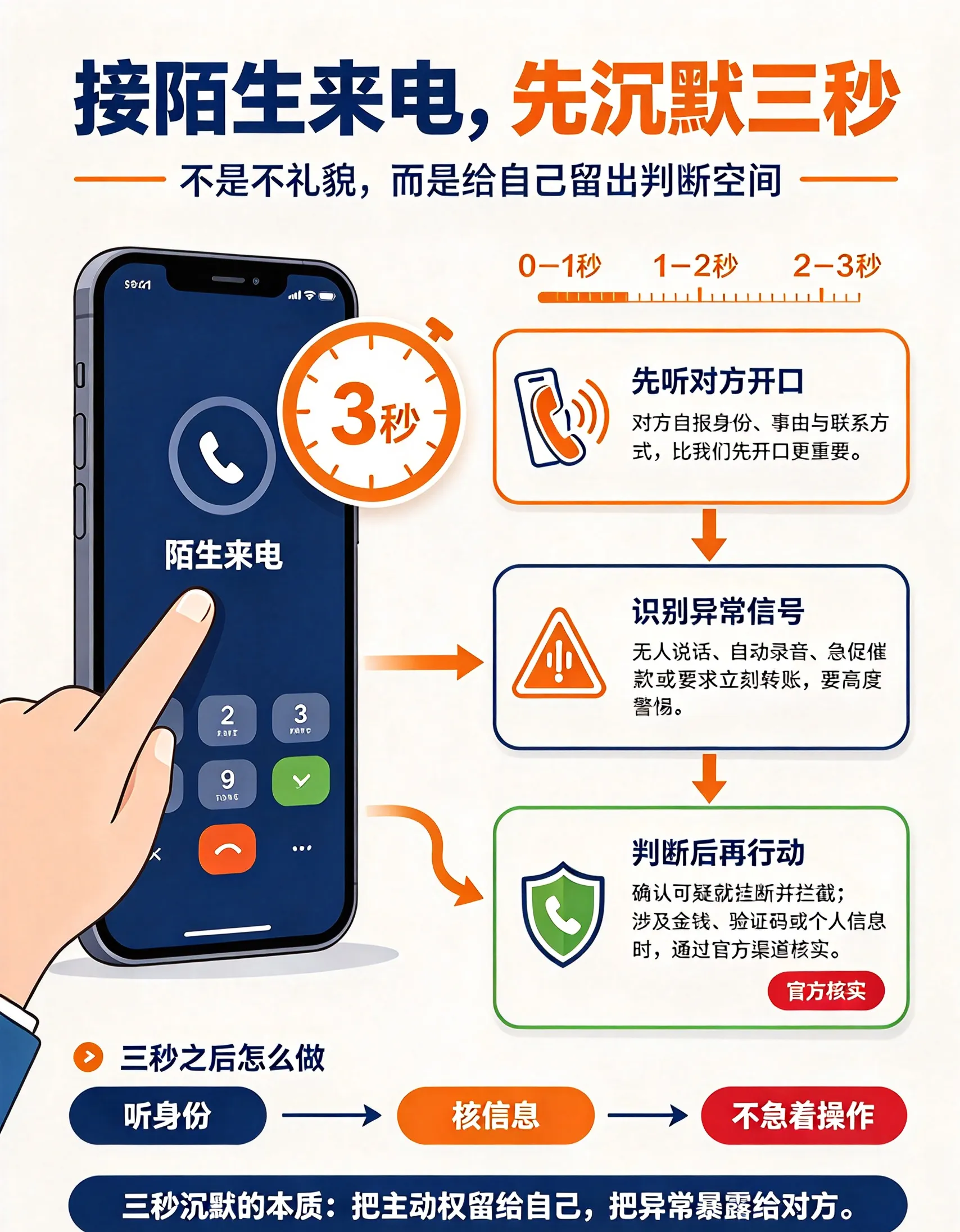 为何接陌生来电要先沉默三秒(图1)